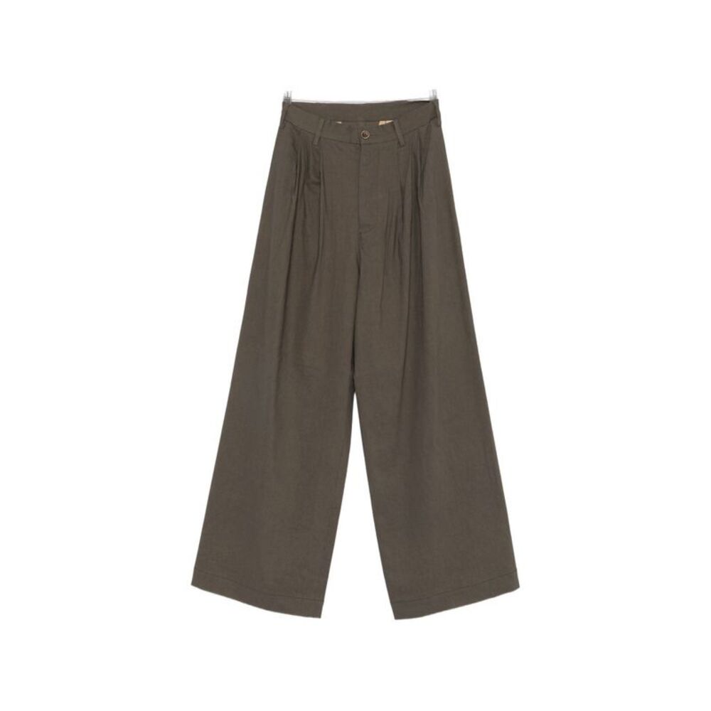 Uma Wang Women's Paella Linen Blend Trousers